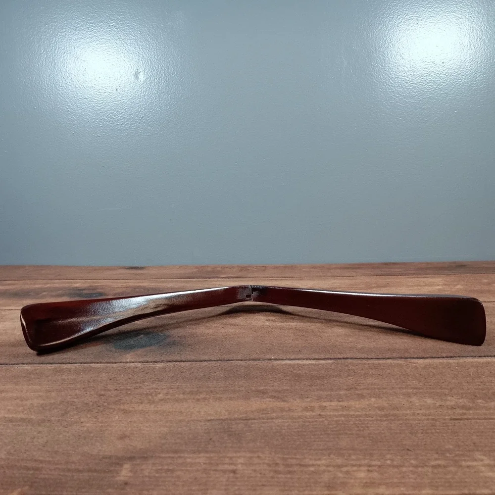 Premium Dark Wood Suit Hanger Metal Hook Dress Shirt Coat Hanger