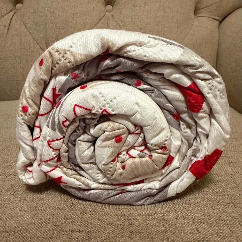 Luxury Single Quilt – Queen Size (86” x 86”) Stylish & Soft | Holiday Tree Print