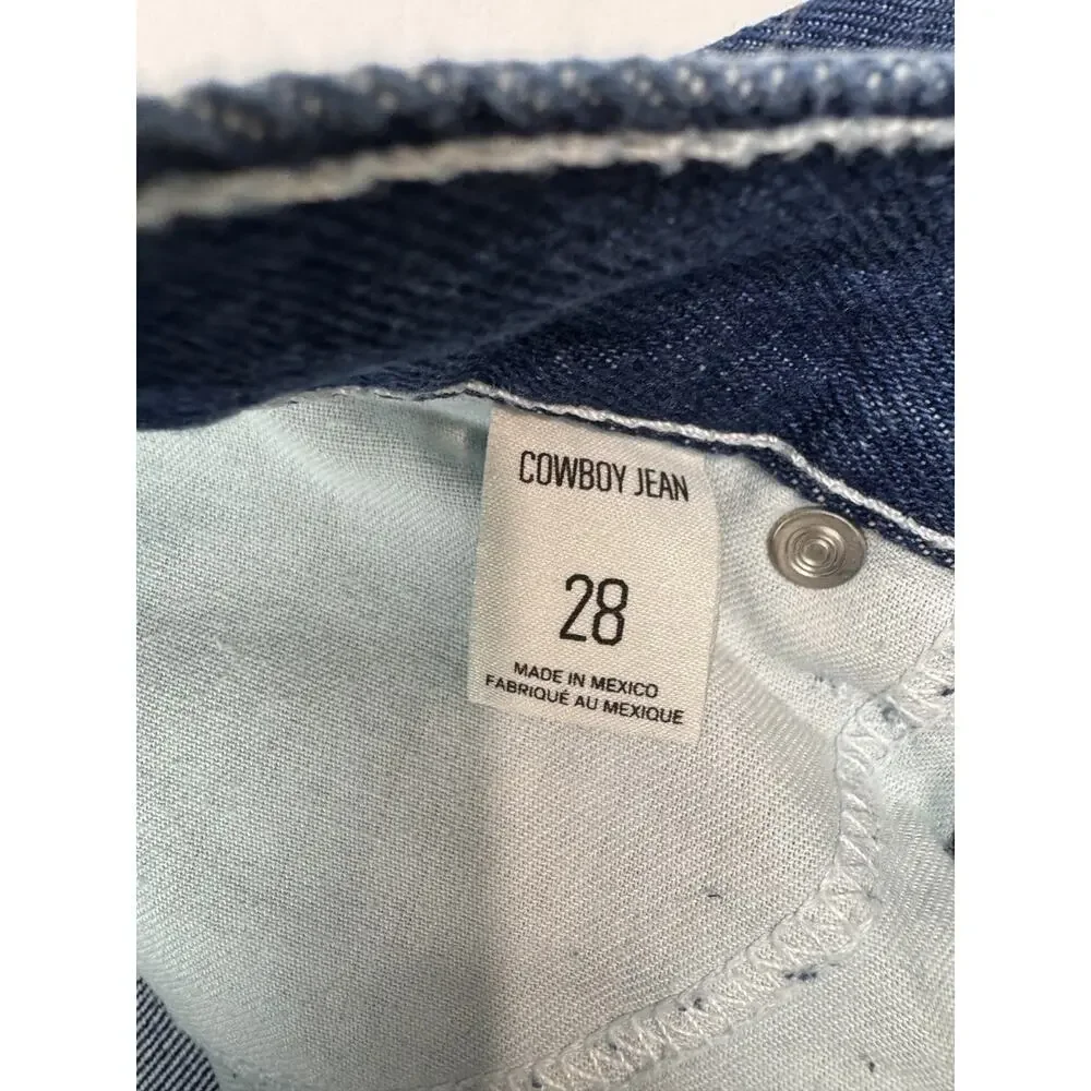 BDG Urban Outfitters Cowboy Jeans Women's Size 28 Blue Grunge Boho Cotton