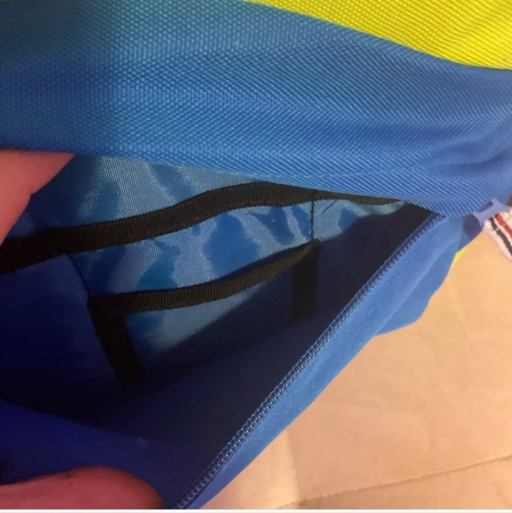 Converse Kids Backpack in Neon Yellow and Blue