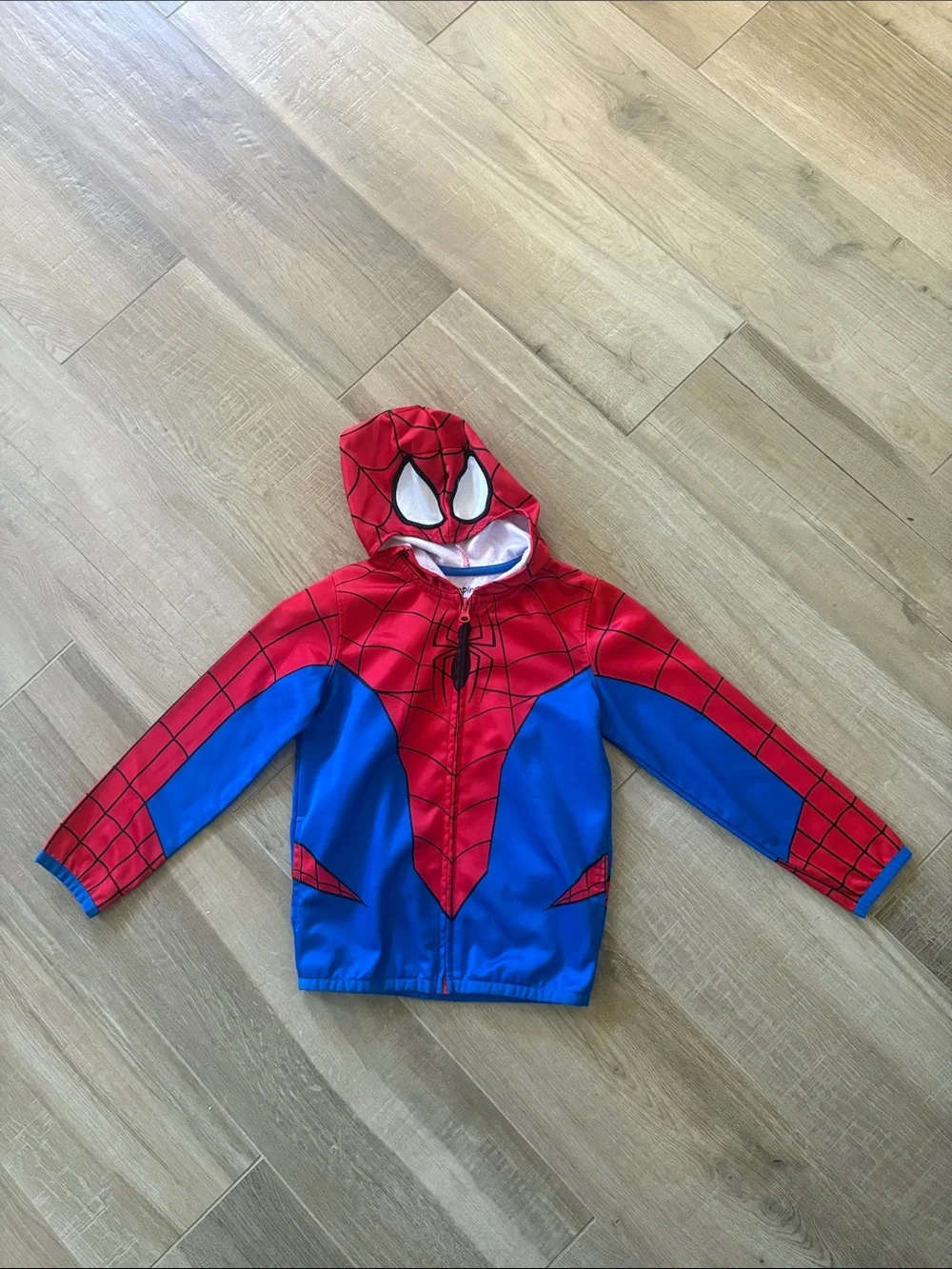 jumping beans Red and Blue Spider Hoodie Kids Costume