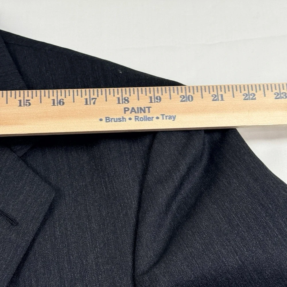 Vintage Polo Ralph Lauren Blazer 46L USA Union Made Wool Herringbone Suit Jacket